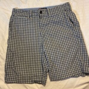 Men’s Chaps Blue Plaid Shorts